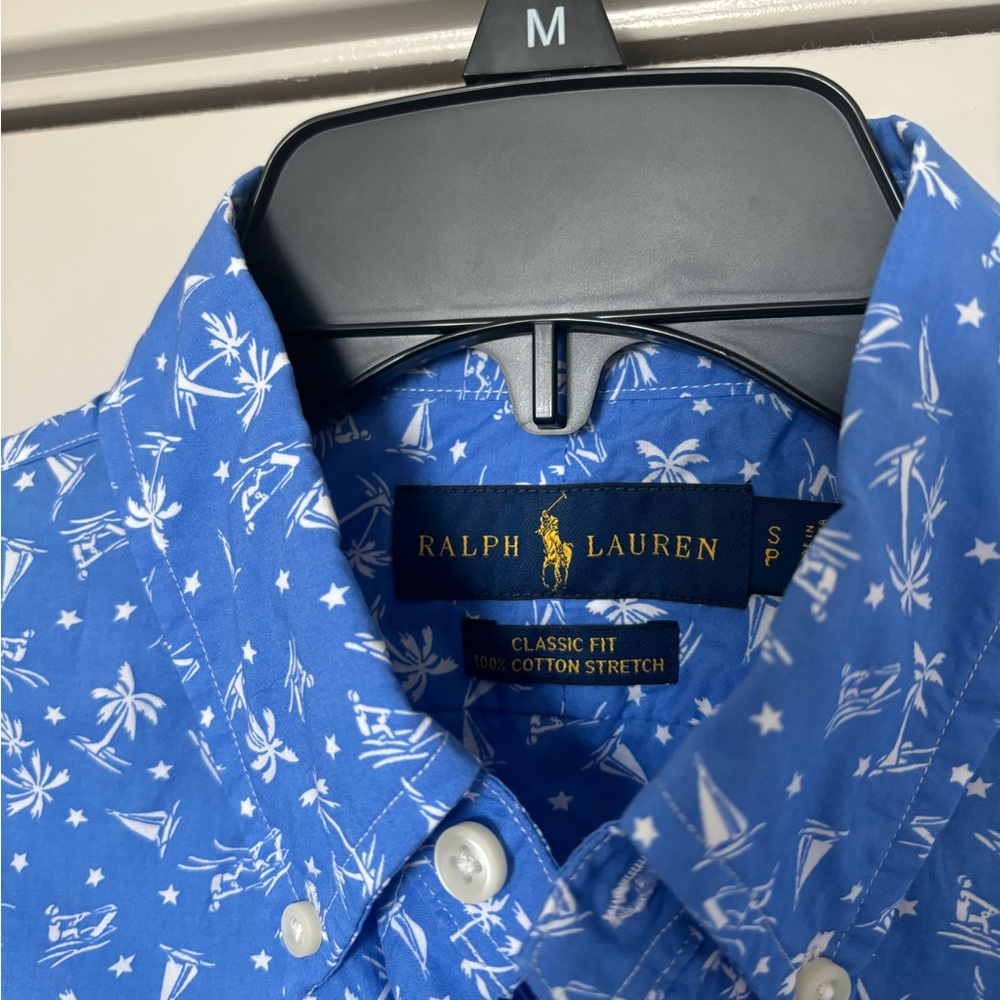 Ralph Lauren Classic Fit Poplin Tropical Buttondown